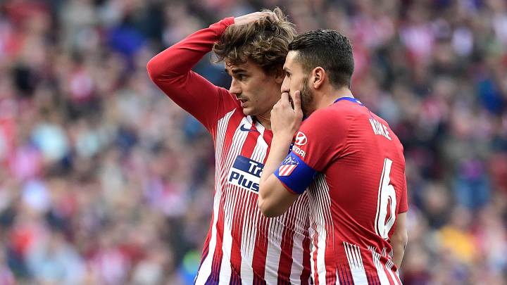 Koke y Griezmann