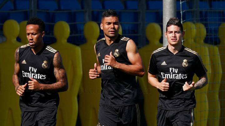 Casemiro regresó a los entrenamientos el pasado lunes.