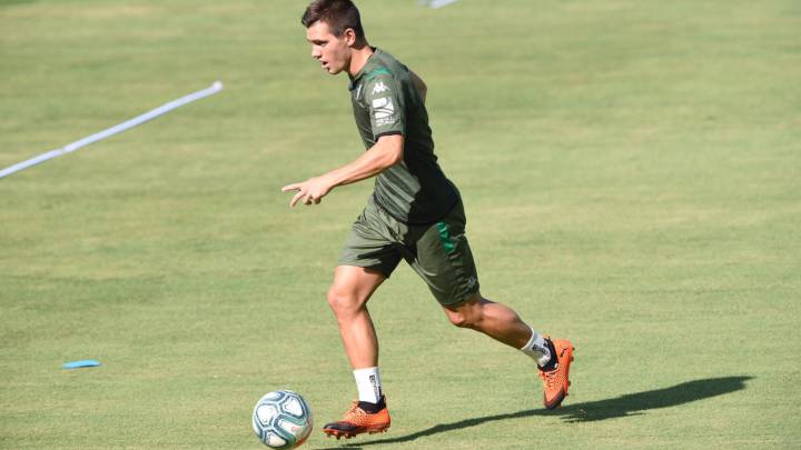 Lo Celso, uno más en la sesión de entrenamiento del Betis