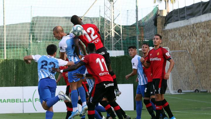 El Mallorca impuso su pegada ante un Málaga muy por encima de Al Thani