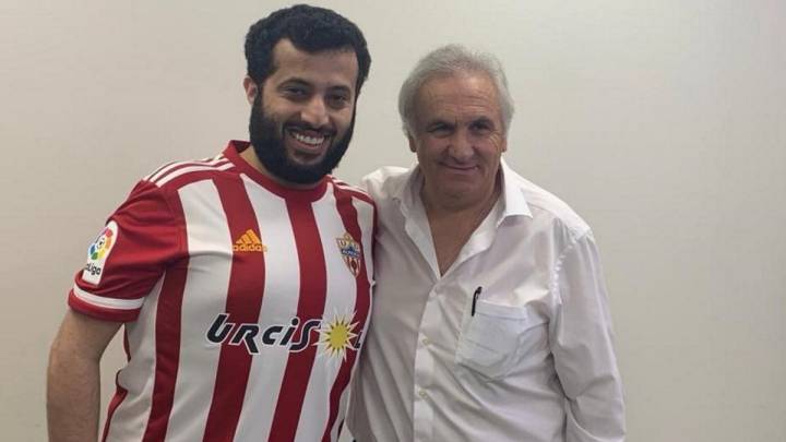 Alfonso García y el jeque saudí Turki Al-Sheik