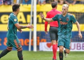 Van de Beek se lució para el Madrid: gol y asistencia