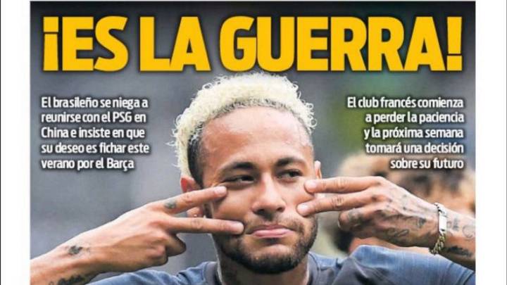 Neymar tensa la cuerda