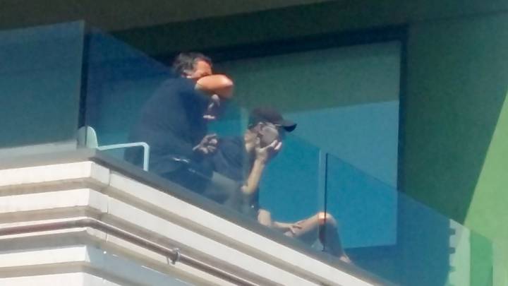 Zidane, en Santander junto a su mujer