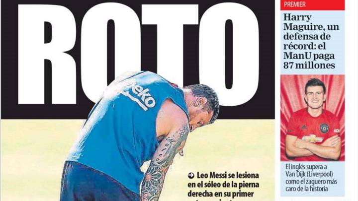 Bajonazo con Messi