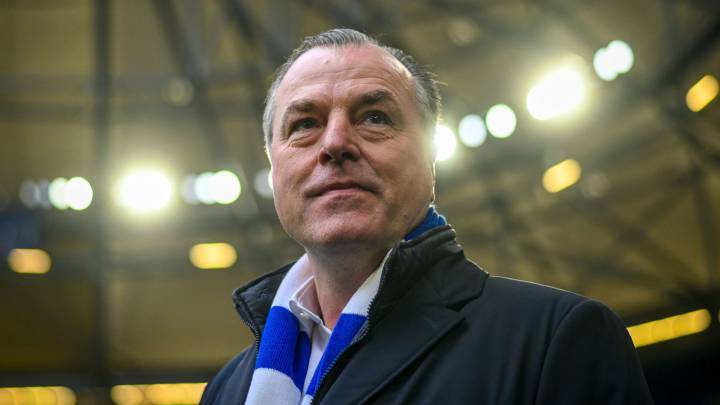Clement Tönnies durante el partido entre el Schalke 04 y el Red Bull Leipzig de la pasada temporada.