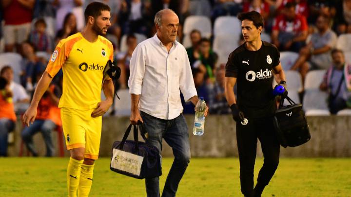 Luca Zidane no hace portería y es duda para Logroño