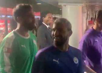 El coqueteo de Agüero con una fan tras ganar la Community Shield