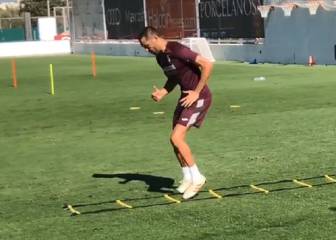 Bruno vuelve a trabajar con intensidad fuera del gimnasio