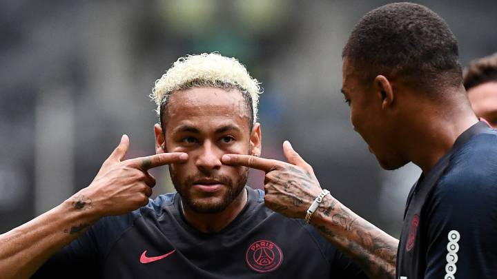 Neymar y Mbappé