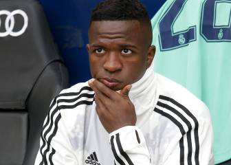 Vinicius, tras conocer el once del Madrid ante el Roma: