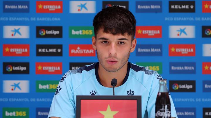 Lluís López, jugador del Espanyol