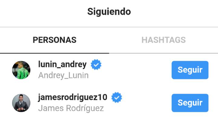 No cuenta para Zidane, pero... el Madrid empieza a seguir a James en redes sociales.
