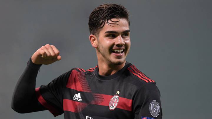 André Silva, jugador del Milán