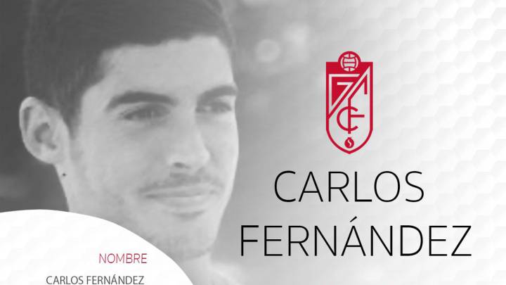 Carlos Fernández, nuevo jugaador del Granada.