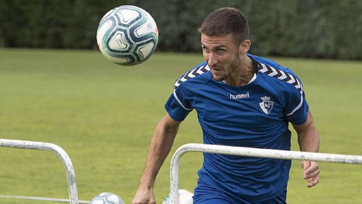 Oier, jugador de Osasuna