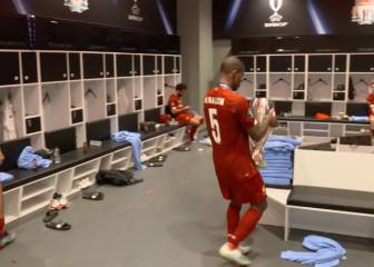 La llegada del Liverpool al vestuario: Afición pide energía