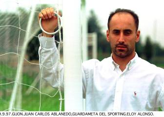 Castro y Ablanedo, leyendas
de la portería del Sporting