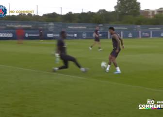 La lujosa definición de Neymar en la práctica del PSG