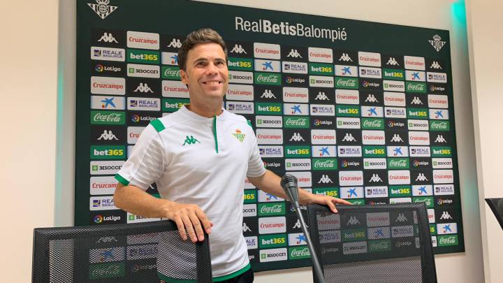 El técnico de Betis Joan Francesc Ferrer Rubi valoró al Valladolid y habló de Borja Iglesias, de la planificación y también del gol de Aduriz al Barcelona.