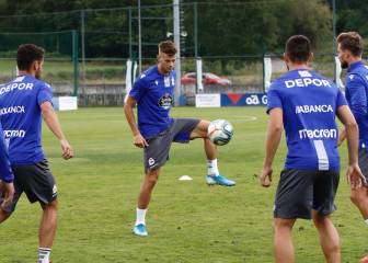 Samuele Longo se entrenó y podrá debutar ante el Oviedo