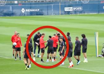 ¿Se queda? El gesto de Tuchel con Neymar en la práctica