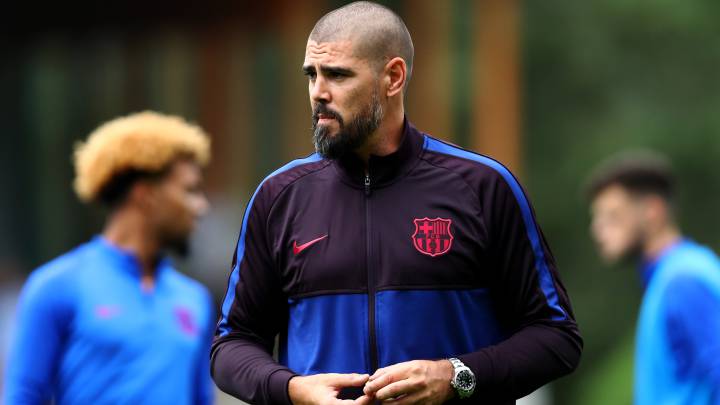 Víctor Valdés pulls Barcelona Under-19s out of Everton game over health concerns