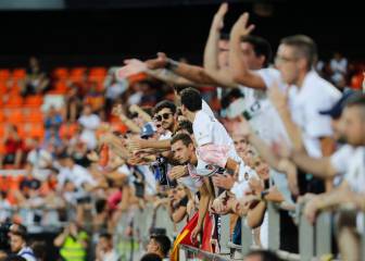 Valencia: la nueva Grada de Animación debutó en Mestalla