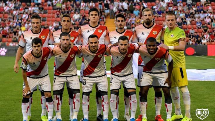 Piovaccari, Trejo, Martín, Óscar, Saveljich y Alberto, en la fila de arriba. Pozo, Embarba, Álvaro, Tito y Akieme, abajo.