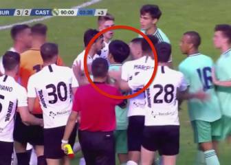 Tángana en el Burgos-Castilla y Kubo aparece en el ajo para esto: es distinto para todo