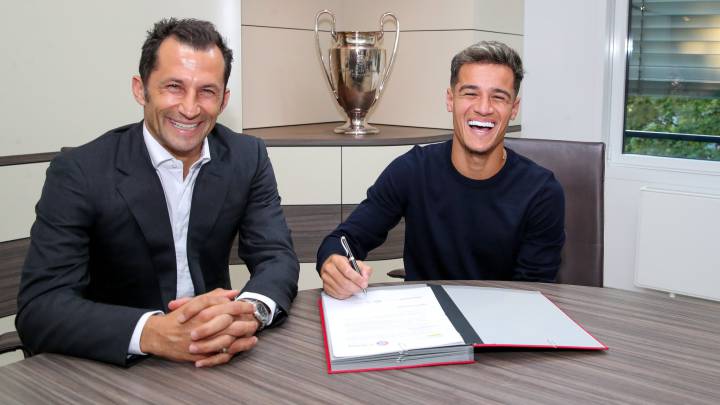 El jugador brasileño recién fichado por el Bayern Munich, Philippe Coutinho.
