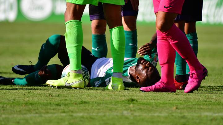 Preocupa el estado de la rodilla izquierda de Kitoko