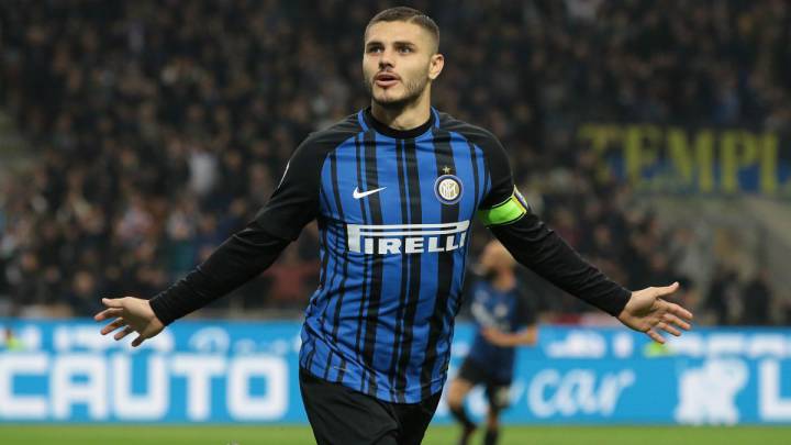 Icardi celebra un gol durante la temporada pasada. Ahora quiere seguir en el Inter y pide el número 7.