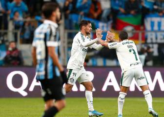 Palmeiras asalta el Arena do Gremio con un golazo de Scarpa