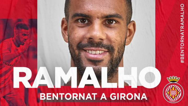 Ramalho vuelve al Girona y firma por tres temporadas
