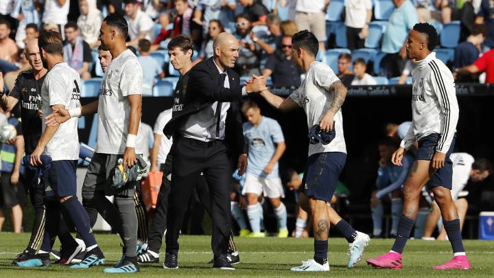 Zidane empieza a cambiar su opinión sobre James