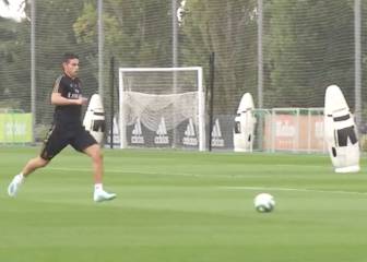 Hasta el Madrid ahora alardea de los golazos de James en los entreno: el último es sublime