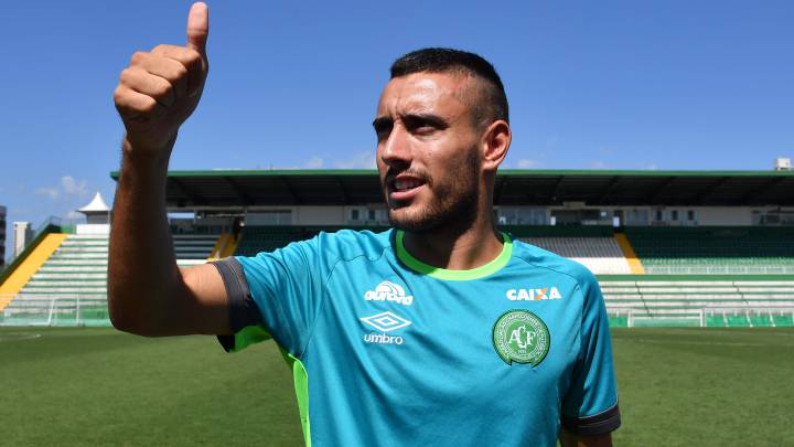 Alan Ruschel, superviviente del Chapecoense: "Quiero demostrar que no dependo de la lástima"