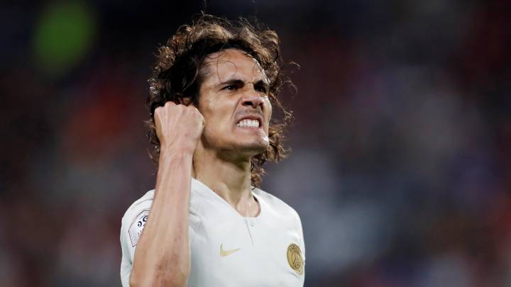 Edinson Cavani, jugador del PSG