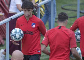 El Atlético se entrenó sin Savic, Morata ni Diego Costa