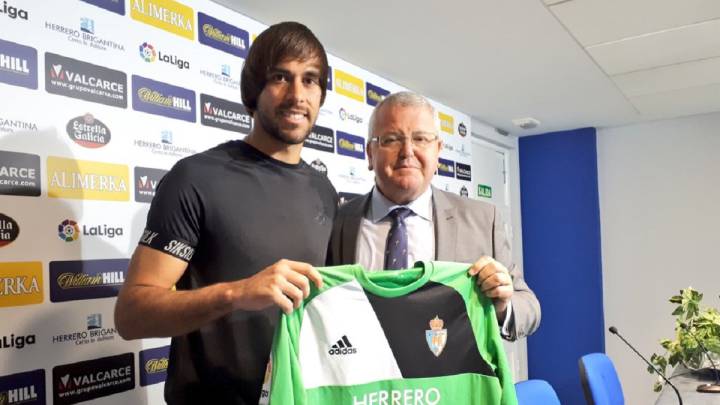 José Antonio Caro, jugador de la Ponferradina