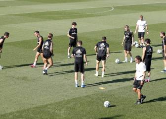 El Madrid se entrena de cara al Valladolid sin Mariano