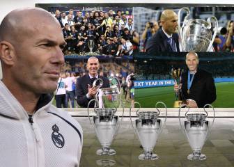 Real Madrid boss Zidane celebrates five years as coach