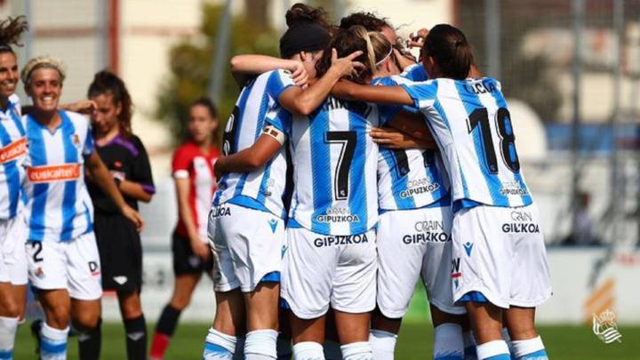 Jugadoras de la Real Sociedad.
