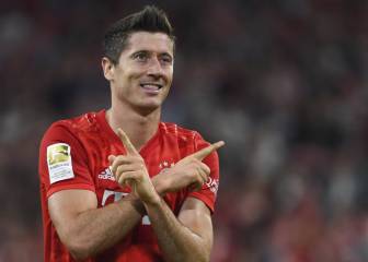 Lewandowski, un hat-trick para la primera victoria del Bayern