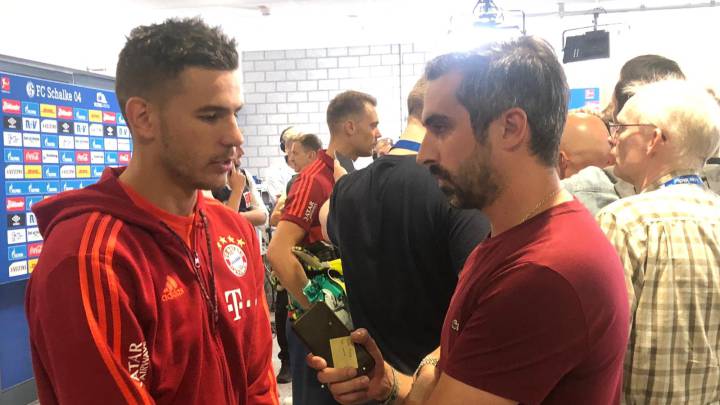 Lucas Hernández atendió a AS después de debutar con el club bávaro. "Vine aquí porque necesitaba cambiar de aires", asegura el francés.