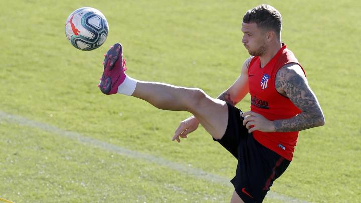 Trippier, con el Atlético.