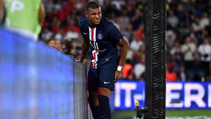 Mbappé estará de baja entre tres y cuatro semanas.