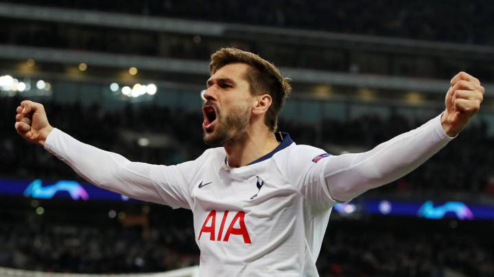 Fernando Llorente en su etapa en el Tottenham