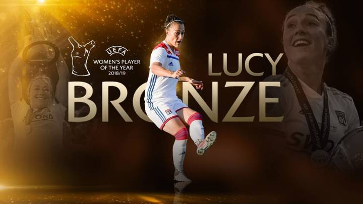 Lucy Bronze es la mejor jugadora UEFA.